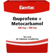 IBUPROFENO+METOCARBAMOL 30...