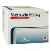 METROZIN 500 MG 50 CAPSULAS