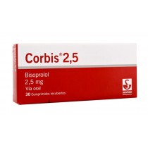 CORBIS BISOPROLOL 2.5 MG 30...