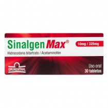 SINALGEN MAX 10/325 MG 30 TBS